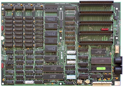 The IBM Model 5150 motherboard (1981) The IBM Model 5150 motherboard (1981)